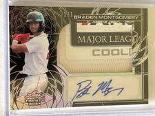 2024 Leaf Trinity Braden Montgomery Patch Auto Laundry Tag White Sox Sp #1/1