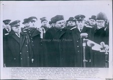 1948 Finnish P. M Mauno Pekkala V.M Molotov Soviet F.M Politics Wirephoto 7X9