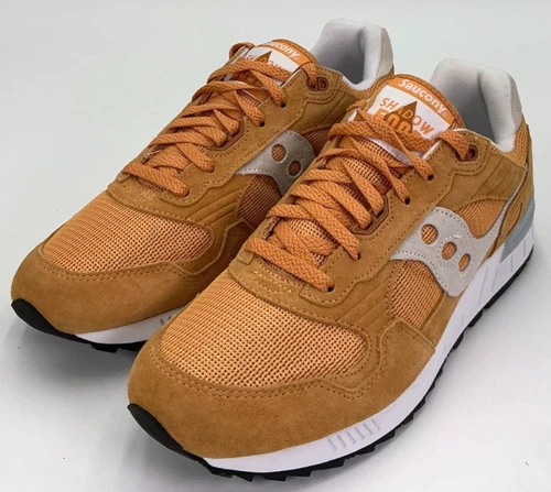 Saucony Shadow 5000 Men's Size 11 Mustard Suede Sneakers NIB