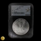 2024-W $1 1oz Silver Eagle Star NGC MS70 Early Releases Black Core-E464