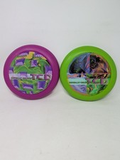 Totally Colorful Disc Frisbee Imperial Toy Corp. 2 Disc Lot Purple  Green