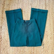 Vintage 70s green polyester pants