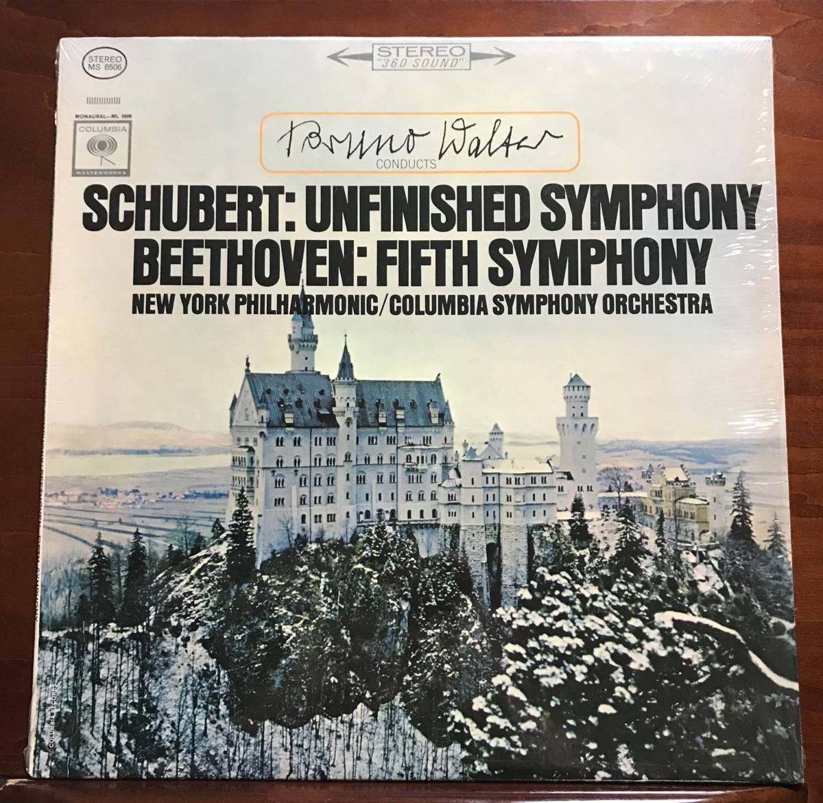 US COLUMBIA MS6506  Walter Beethoven: Symphony No. 5 Fate & Schubert: Symphony U