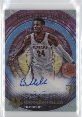 2022-23 Bowman Inception University Auto Brandon Miller #BIA-BM Auto 06v0