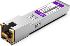 1000BASE-T SFP Transceiver, SFP to RJ45, 1.25G Copper SFP to Ethernet Module Com