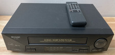 Sharp VC-A410U 4-Head VHS Video Cassette Recorder VCR with Remote Tested 