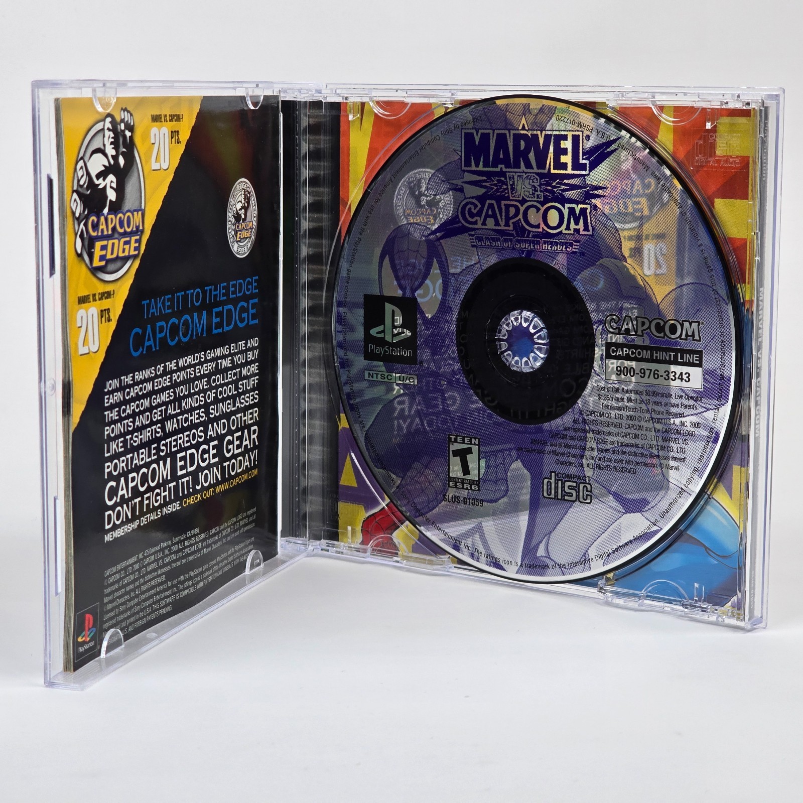 Marvel vs Capcom: Clash of Super Heroes (PlayStation 1 PS1) CIB ...
