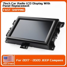 7" LCD Display Touch Screen For 2017-2020 Jeep Compass Radio Navigation Replace