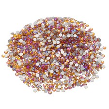 SS10/1440Pcs Glass Diamante Rhinestone, Man Made Gems, AB Champagne