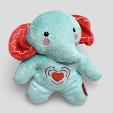 Fisher Price Blue Elephant Calming Vibrations Soothing Plush 2013 Works