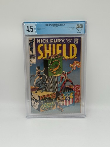 Nick Fury, Agent of Shield #1 (Marvel Comics June 1968) CBCS 4.5