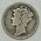 1920 US Mercury Head Dime