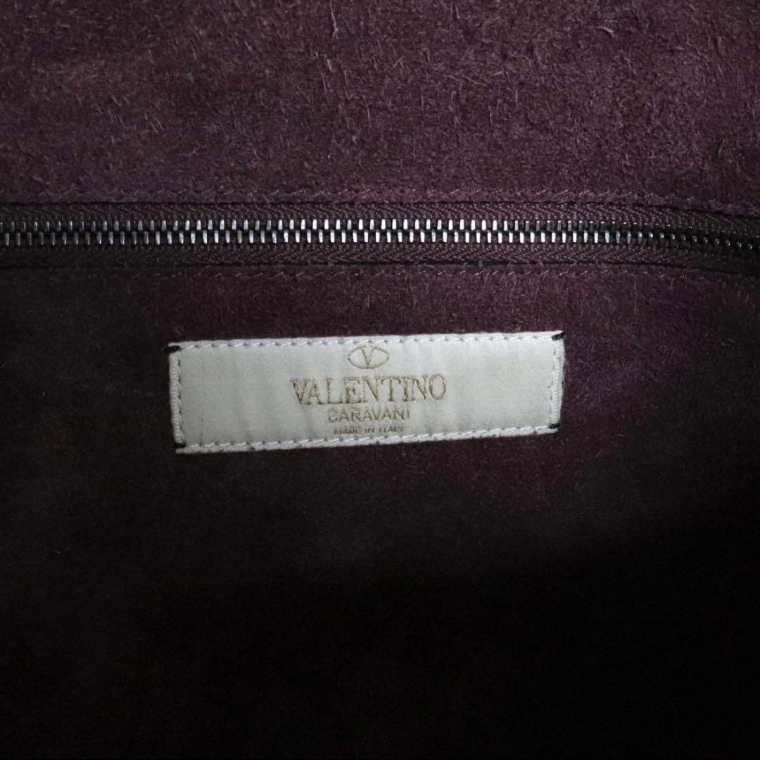 Valentino Garavani Rockstud Leather Crossbody Bag Bordeaux Shoulder Purse Japan thumbnail 9