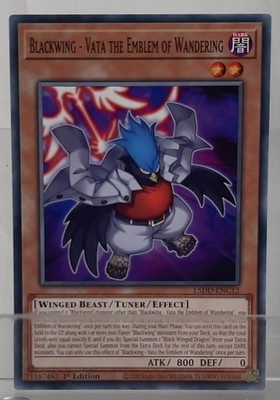 Blackwing - Vata the Emblem of Wandering - L5DD-ENC12 - Legendary 5D's Deck - NM