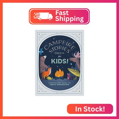 #ad Campfire Stories Deck For Kids : Storytelling Games to Ignite Imagination $20.34