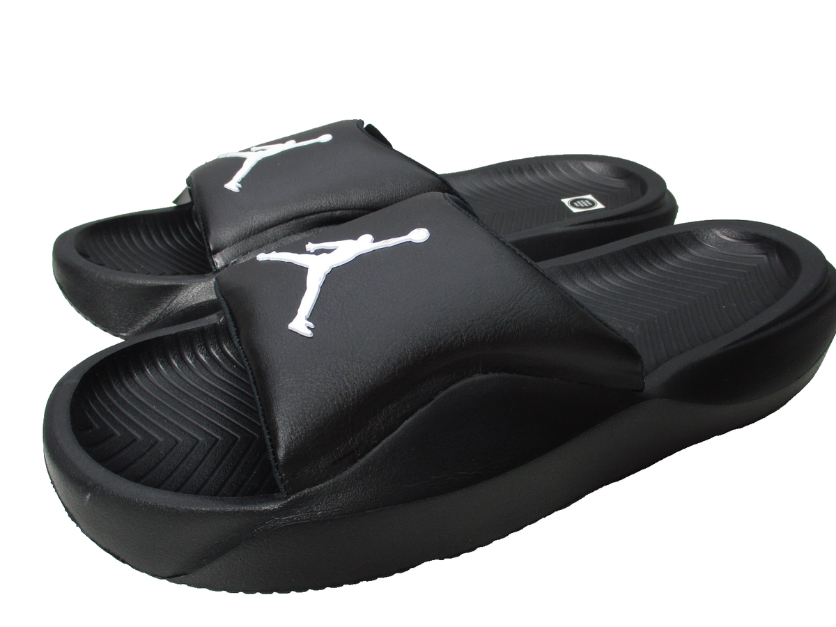 Nike Air Jordan Franchise Slides Sandals Black White Mens Sz  display picture 2