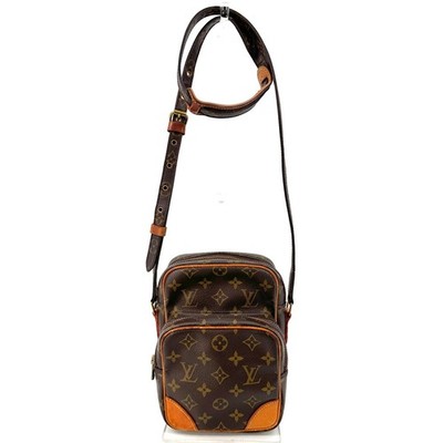 Louis Vuitton Amazone Shoulder Bag Monogram Canvas Brown Authentic