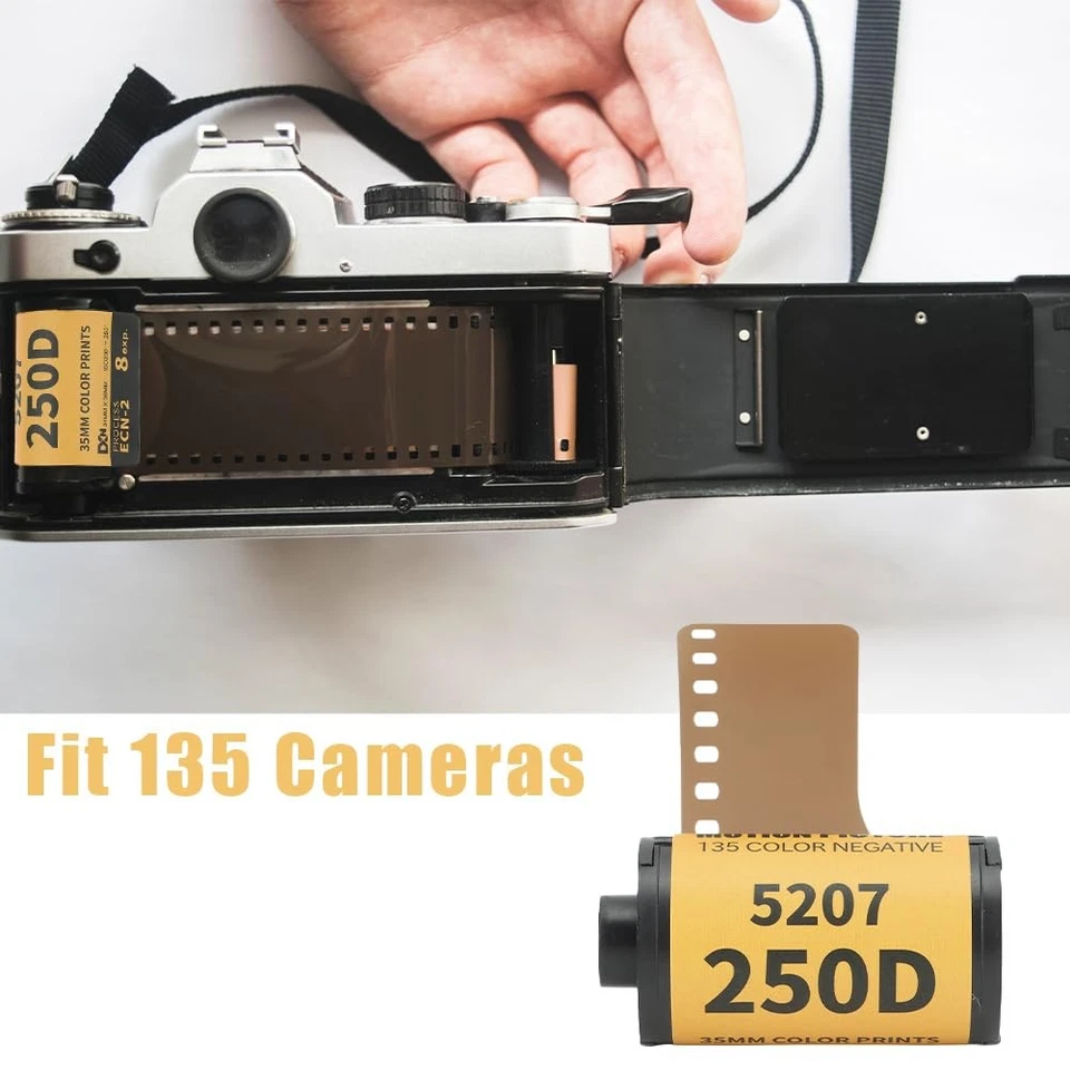 Kamera Film 35mm, 8 Blatt 135 Analog Farbdruckfilm Iso 200 Professionelle Pro... - Bild 2 von 4