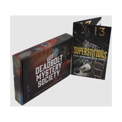 Deadbolt Mystery Society Board Games Superstitious Box VG+/NM