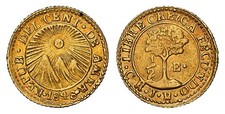 CENTRAL AMERICAN REPUBLIC. 1848-CR JB AV 1/2 Escudo. NGC AU58. KM 13.1