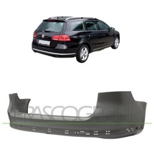 Stoßstange hinten für VW Passat B7 Variant 2010-2014 Stoßfänger grundiert PRASCO