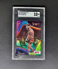 2022 Panini Select Ilia Topuria Octagonside Tie Dye 01 /25 Rookie RC SGC 10 1/1