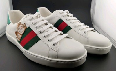 Gucci x Doraemon Ace Mens Sneaker White CNY LNY Limited Edition 8.5/US9 BNIB NEW