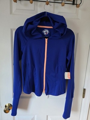 FP Movement Playin  For Keeps Track Jacket, Large Sapphire Skies/Blue NWT