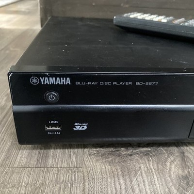 Yamaha BD-S677 3D Blu-ray Disc Player Ethernet USB HDMI Wired Wi