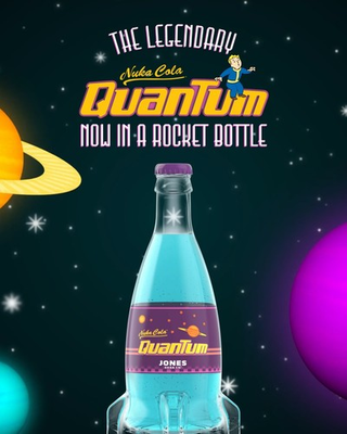 #ad PRE ORDER Sold Out Jones Soda Nuka Cola Quantum Rocket Bottle $119.50