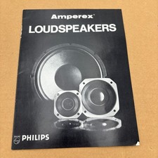 Vintage Philips Amperex Loudspeakers Catalog July 1980 NICE