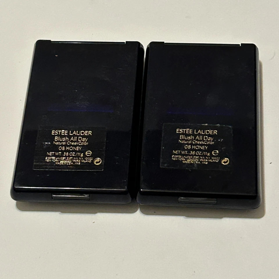 Lote de 2 rubores ESTEE LAUDER todo el día color natural de mejillas 08 miel 0,38 oz nuevos sin caja Foto 2 de 4