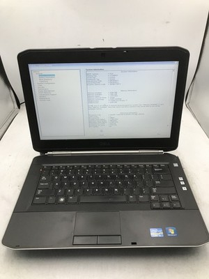DELL LATITUDE E5420 - BOOTS TO LOCKED BIOS - INTEL I5 2410M - 2GB RAM -READ-BB