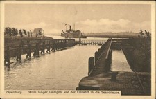 Papenburg Ems Niedersachsen Papenburg Dampfer Seeschleuse