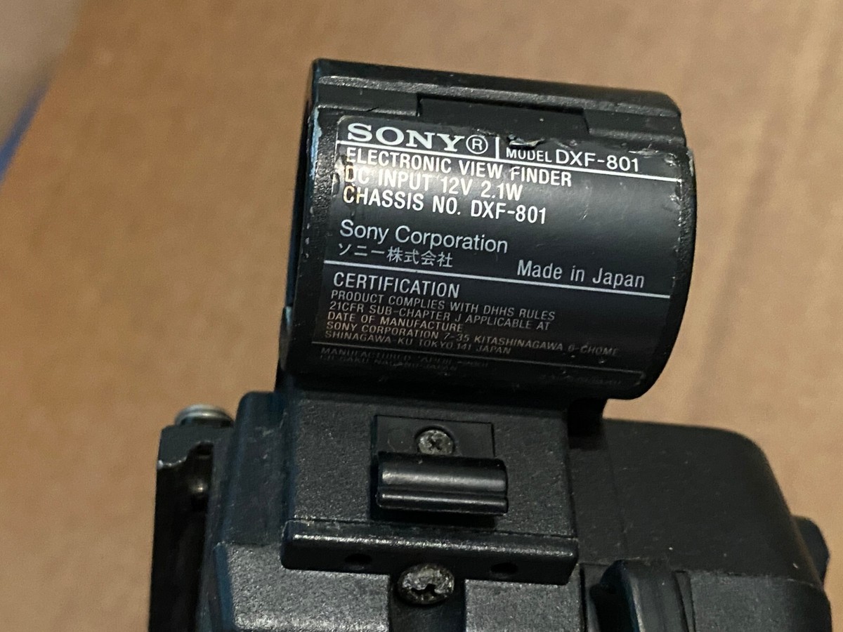 Sony DXF-801 Video Camera Viewfinder for DXC DSR-450 390 370