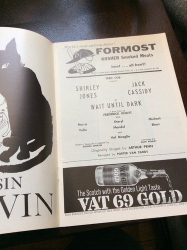 Playbill - Wait Until Dark - Forrest Theatre - Mayo 1967 Vol. 4 # 5 - Imagen 6 de 11