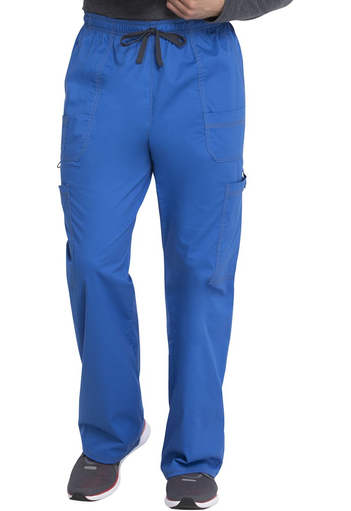 Royal Dickies Scrubs Gen Flex Mens Cargo Drawstring Pant 81003 RYLZ