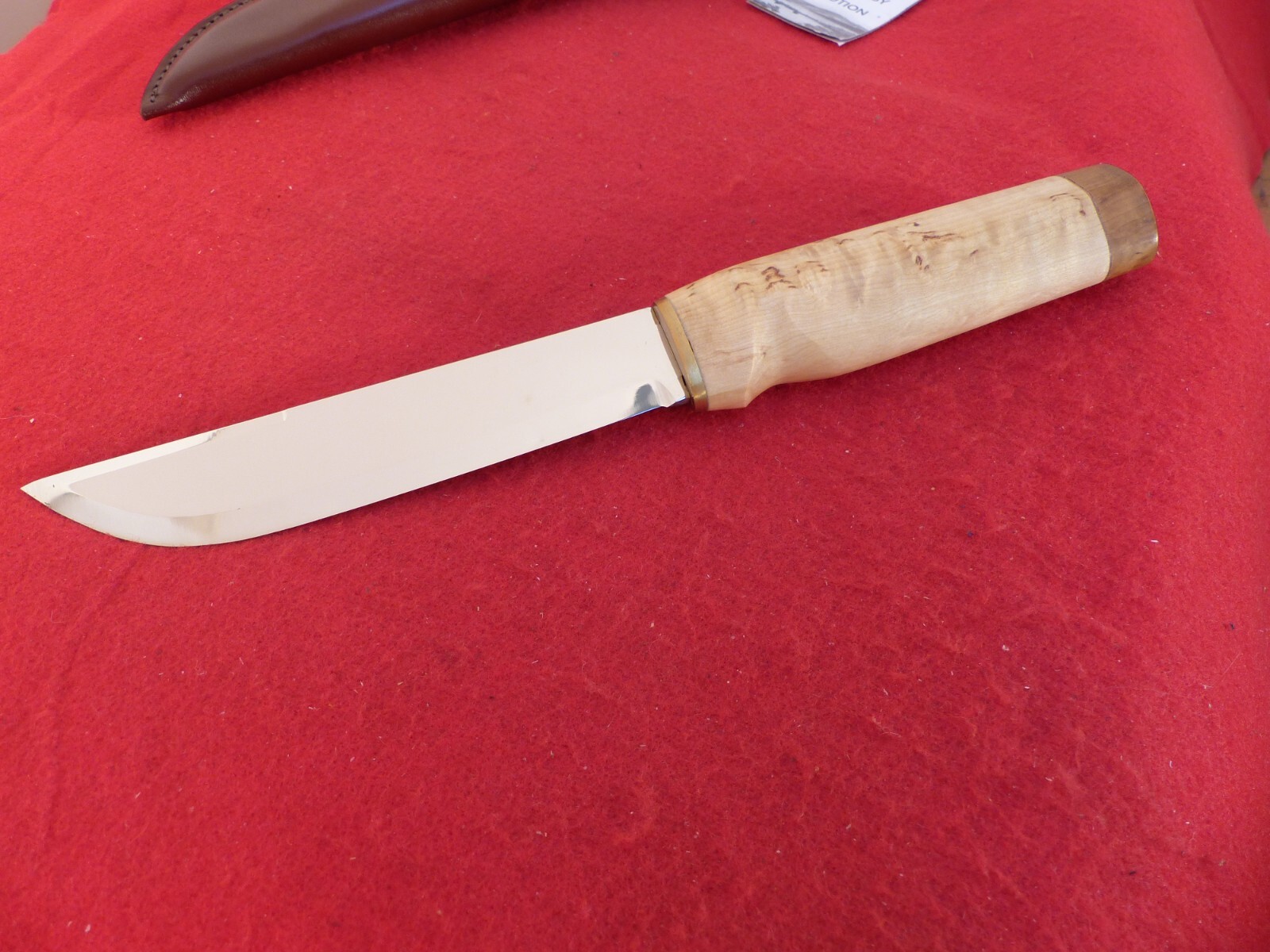 Marttiini Finland new 11.5" OAL Bowie birch new fixed blade knife