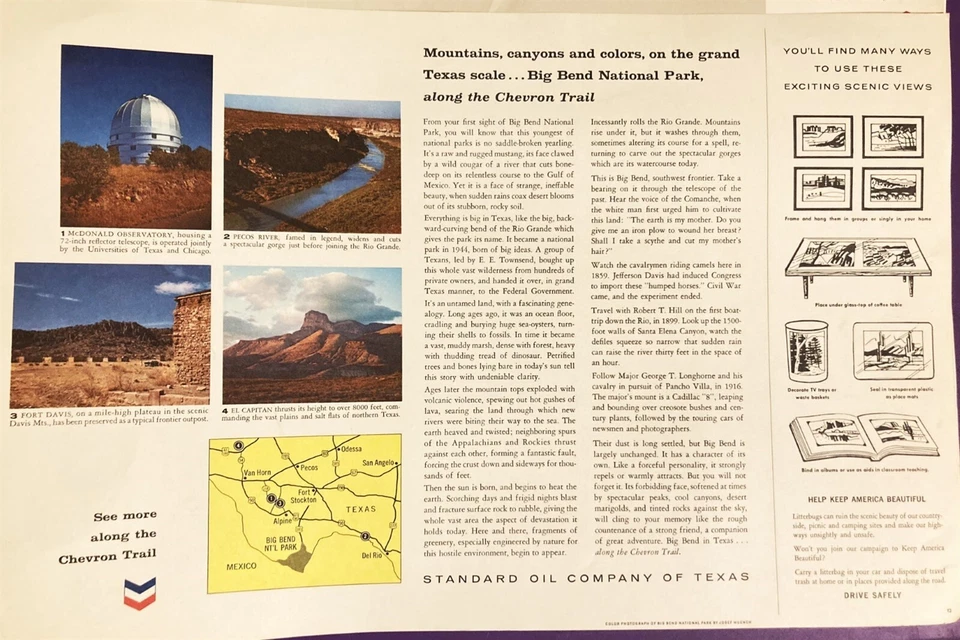 Chevron Scenic View Prints 12 Vintage Southwest NM,MT,AZ,HI,CO,TX,WI PET RESCUE - Image 4 of 4