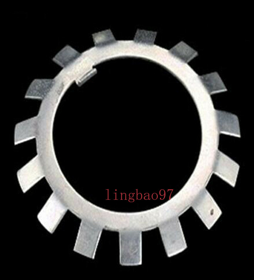 Milling machine spindle bearing Fixed stop washer Locking screw gasket