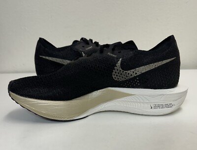 Nike ZoomX Vaporfly Next% 3 Mens Sz 10 Black Metallic Gold