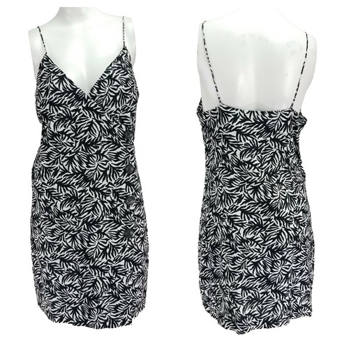 New Topshop Cream Blue Floral Print Wrap Dress Size 4 | eBay