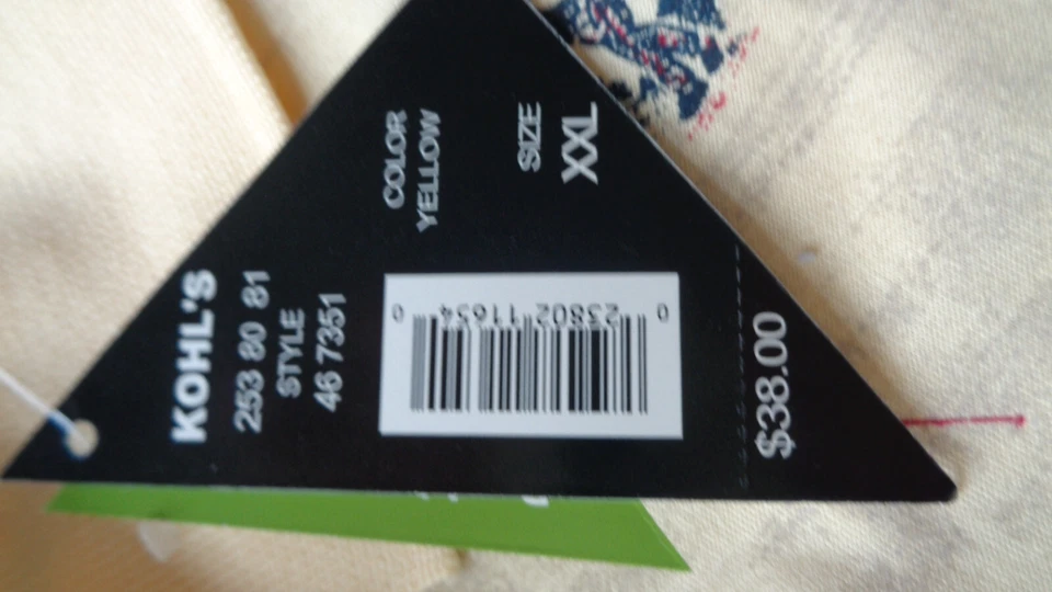 CUÑA - Golf y más allá - Polo para hombre 100 % algodón estampado AMARILLO talla XXL Foto 3 de 4