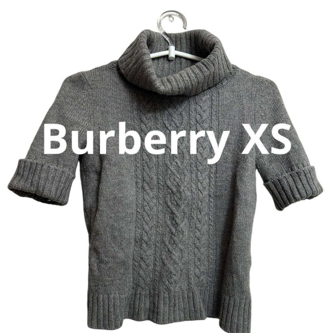 Burberry Gray Knit Sweater Size XS Autumn Winter New