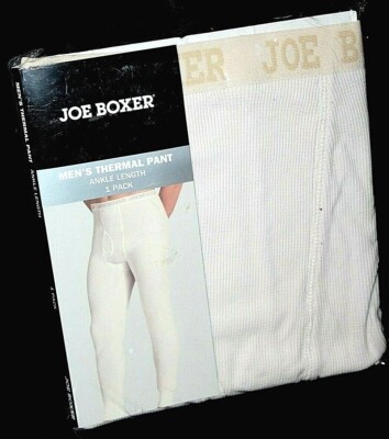 Joe Boxer Men's Grey Ecru Black Thermal Ankle Length Pant SM-3X