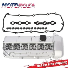 Aluminum Engine Valve Cover w/ Gasket For BMW M54 E46 325Ci 325i 330i 525i X3 X5