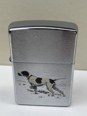 ZIPPO LIGHTER 261 ENG POINTER HUNTING DOG NEW 1995 LIGHTER NEW