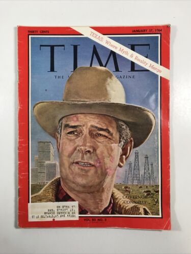 Time Magazine (January 17, 1964) (Governor Connally) - Picture 1 of 3
