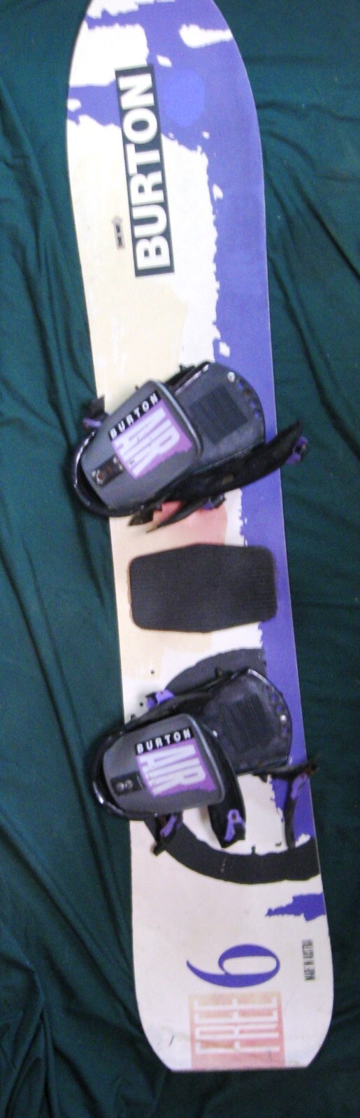 Vintage Burton Free 6 Snowboard W/ Bindings eBay
