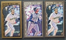 2015 TOPPS GYPSY QUEEN KEN GRIFFEY JR #122 SP MINI GOLD #/99 + VARIATION + BASE